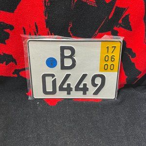 Vintage German Licence Plate. Berlin. Good Condition.
